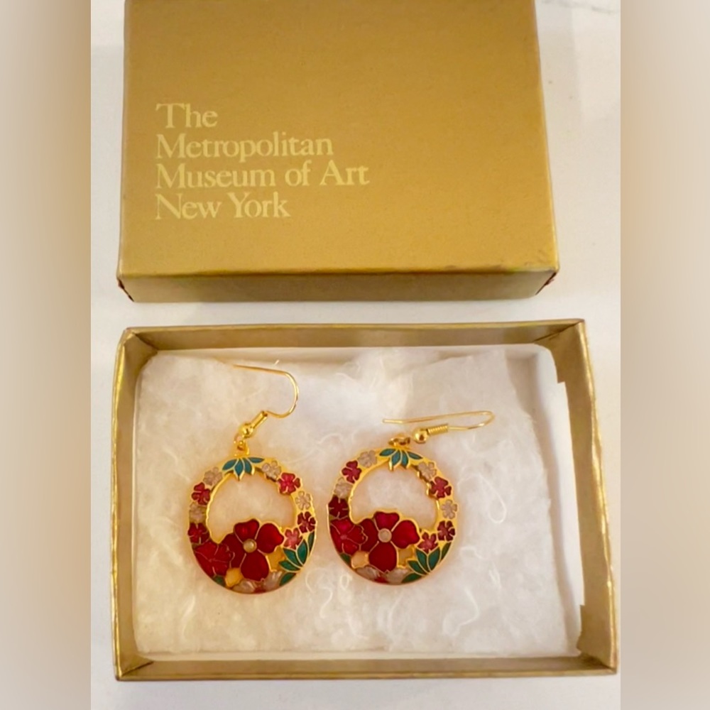 Floral Earrings, BRAND NEW, Metropolitan Museum